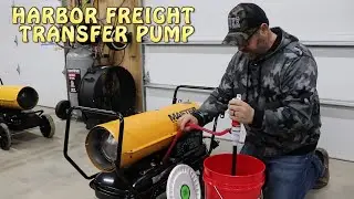 Harbor Freight Transfer Pump ~ Pumping 5 Gallons of Diesel