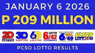 Lotto Result Today 9pm January 6 2026 PCSO