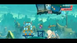 Angry Birds 2 Clan Battle Today 8 Feb 2026 Terence 3 Time , Bubbles 3 Time Used No Shuffle Gameplay