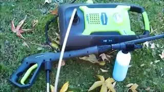 Lets setup and try the GreenWorks 1500psi Pressure Washer