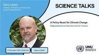Science Talk: A Policy Reset for Climate Change