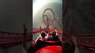 Insane roller coaster #ai #rollercoaster #carnival #games #rollercoasterenthusiast