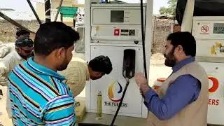 petrol Measurements checking by AC Zafarwal in Dhamthal