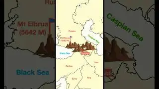 Caucasus Mountains (in English) #mountainrange #ias #geography #fact #pcs #viral #cognitoias
