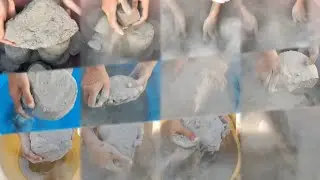 Asmr Editx Super soft dusty black sand+pure sand crumbling dry+wet||Lily Editx 