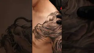 Blue light Dragon tattoo 💙 Freehand by Trung Tadashi