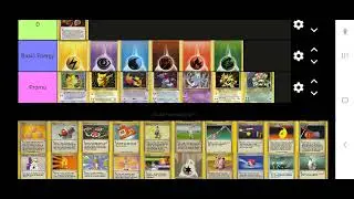 Trainer Card Tier List (Base set - Fossil)