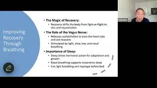 Improving Recovery Through Breathing
