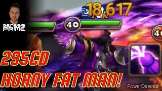 295 CD HORNY FAT MAN! NEW LD5 FUSION! #summonerswar MAX DAMAGE