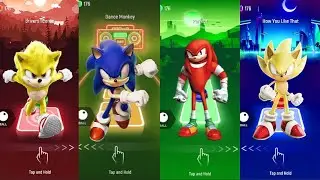 Sonic vs Knuckles vs  Sonic vs Super Sonic | Ultimate Rhythm Dance 🔥