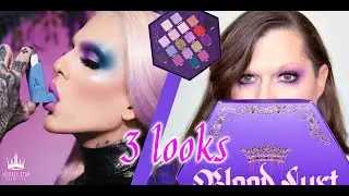 makeup test: Jeffree Star Blood Lust collection review and real swatches