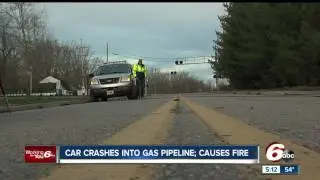 Driver who hit natural gas pipeline in Alexandria had a suspended license