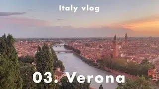 sub) 🇮🇹 베로나 1박 2일 브이로그 | 꼭 가주세요.. 세상에서 가장 아름다운 노을 🌅 | 엄마랑 단둘이 여행 | 베로나 패스, 줄리엣의 집, 산 피에트로 언덕