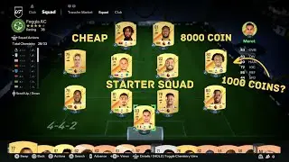 CHEAP EA FC 24 800O COINS STARTER SQUAD!!