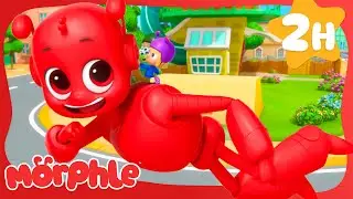 Mega Morphle Mech | Morphle | Family Time! 👨&zwj;👩&zwj;👦 | MOONBUG KIDS