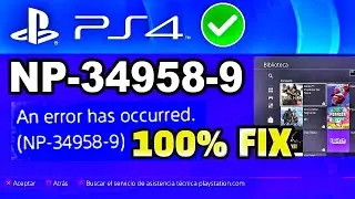 PS4 Error! Error Np-34958-9 Ps4 ? Cannot Use The Content PS4 ? DNS PS4 ? Erreur Np-34958-9 FIXED ✅