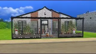 The Sims 4 (Speed Build): Splash of Red Restaurant