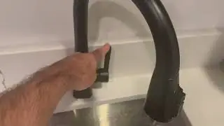 Смеситель для кухни Delta Faucet Lenta Matte Black, черный, смеситель для кухонной мойки, смесите...