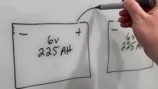 How to wire two 6V batteries to get 12V