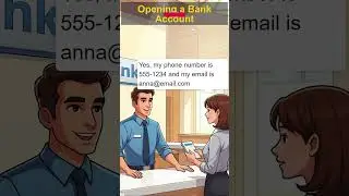 Opening a Bank Account | Easy English Conversation