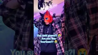 I look way younger than I am 😭 [#notatherian #otherpaw] #animalmask #furry #antizoo #therian #fyp