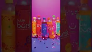 bubly burst, the newest member of the fam (with a burst of fruit flavor) is here! 💥