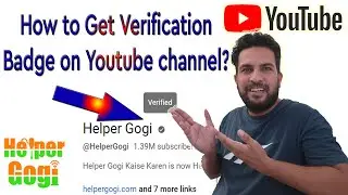 How to get Youtube channel Verification Badge in English