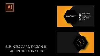 PurpleDrop &mdash; Business Card design in Adobe Illustrator
