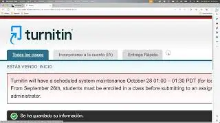 Solución a Turnitin: Entrega Rápida para no inscribir a estudiantes