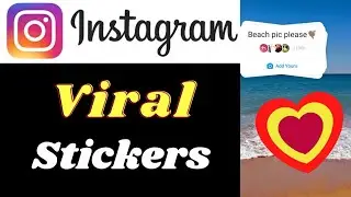 Introducing Viral Stickers | Instagram viral chain stickers | Add your chain story stickers