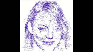 Emma Stone AI drawn NFT on Rarible (Polygon)