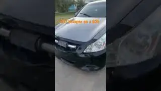 G37 bumper on a g35 sedan