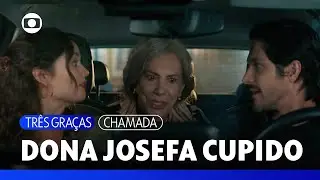 Dona Josefa d&aacute; uma de cupido e facilita as coisas para Gerluce e Paulinho | Tr&ecirc;s Gra&ccedil;as | TV Globo