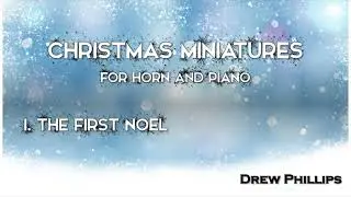 The First Noel for horn and piano