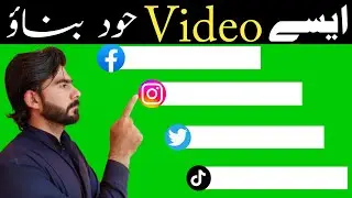 facebook instagram twitter tiktok green screen animation