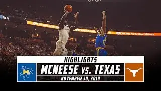 McNeese vs. Texas Basketball Highlights (2019-20) | Stadium