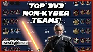 Лучшие не-кибер команды для Гранд Арены 3 на 3 в Star Wars Galaxy of Heroes!