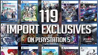119 PS5 Games that are import exclusives - With English!