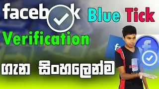Explain about facebook blue tick ✔ verification in sinhala