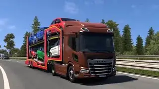 ETS - 2 DAF Dominates the Highway | ETS2 Realistic Cinematic Drive