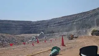 Large Open Pit Mine in South Africa