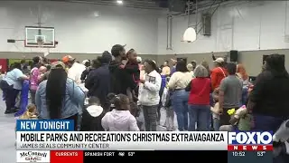 Mobile children enjoy Christmas Extravaganza Saturday