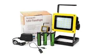 30W Rechargeable SMD Flood Light Portable Camping Lamp USB Flood Beam Work Light XIE SHENG