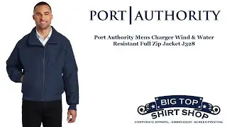 Port Authority Mens Charger Wind & Water Resistant Full Zip Jacket J328