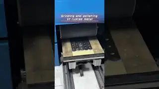 Grinding and polishing of rusted metal #polishing #grinding#polishingmachine #mirrorfinish #sanding