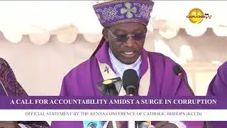 THE CATHOLIC CHURCH SPEAKS: 4. A CALL FOR ACCOUNTABILITY AMIDST A SURGE IN CORRUPTION