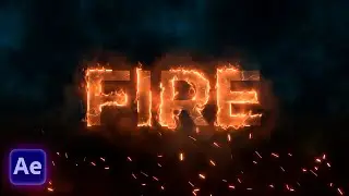 🔥 HOW TO MAKE FIRE TEXT (INTRO) IN AFTER EFFECTS | TUTORIAL