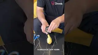 Homemade Ship Horn 🎈 #homemade #horn #easy