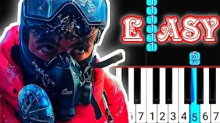 Inoxtag X Une histoire étrange - KAIZEN - EASY Piano Tutorial