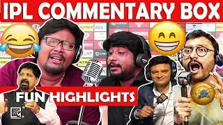 Ipl Commentary Box Highlights | Ipl2020 | R.J Balaji | Medhavigal